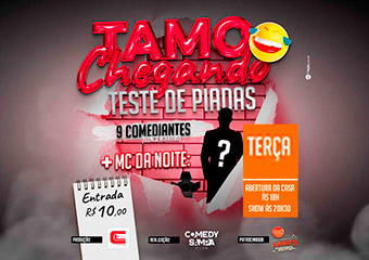 NOITE DE STAND UP COMEDY EM JOÃO PESSOA, TESTE DE PIADA - 19/12