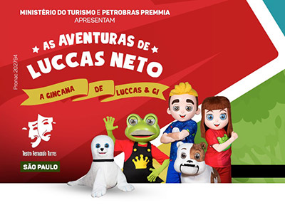São Paulo para crianças - Estreia de Luccas Neto no SBT retoma