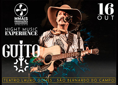 SHOW GUITO - SÃO BERNARDO DO CAMPO, Teatro Lauro Gomes, São