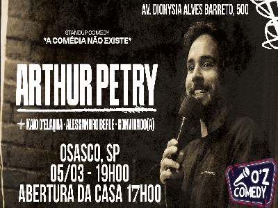 ARTHUR PETRY - Comédia Não Existe em Belo Horizonte - Sympla